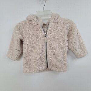 Hanna Andersson Plush Sherpa Teddy Bear Hoodie Size 2T